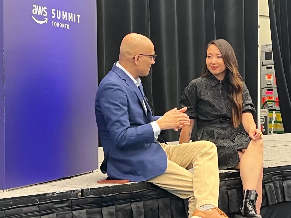 Ritesh Vajariya keynote — AWS Summit · fireside chat, Toronto