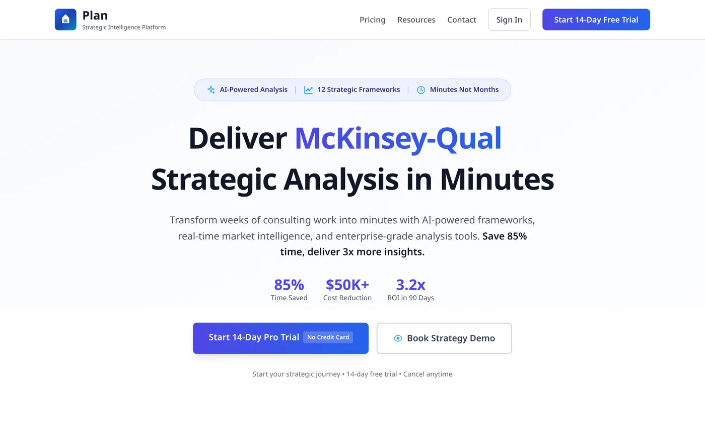 PlanHQ — Strategy product by AI Guru