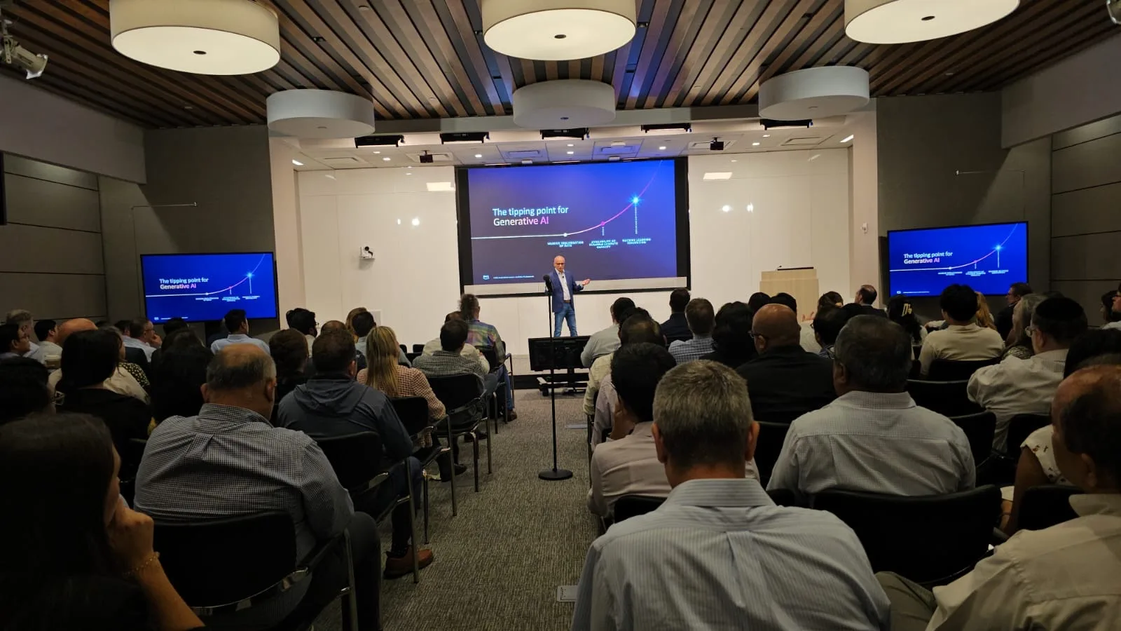 Enterprise AI training session in New York