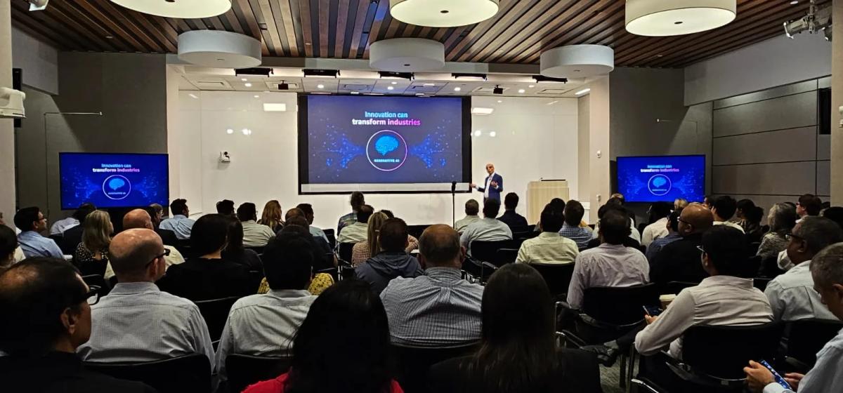 Enterprise AI training session in New York City